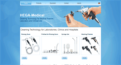 Desktop Screenshot of hega-medical.com